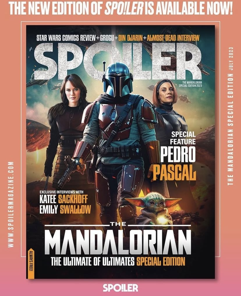 Cover of Spoiler Magazine Mandalorian Issue