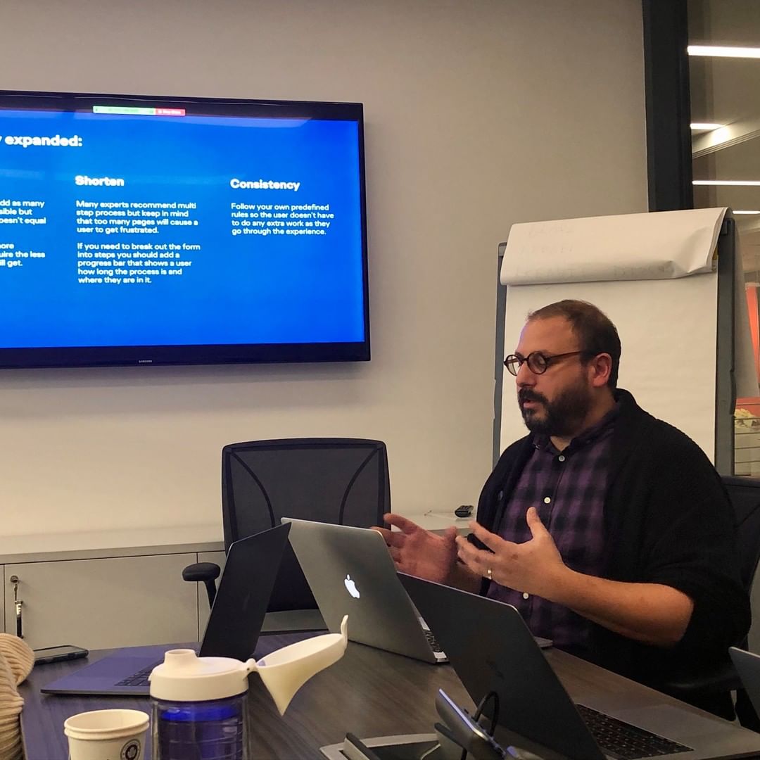 Matthew Timpanelli Presenting UX
